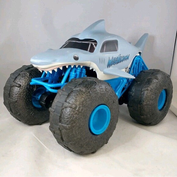Monster Jam Megalodon Storm RC Monster Truck 16” No Remote Spin Master Terrain - Picture 7 of 16
